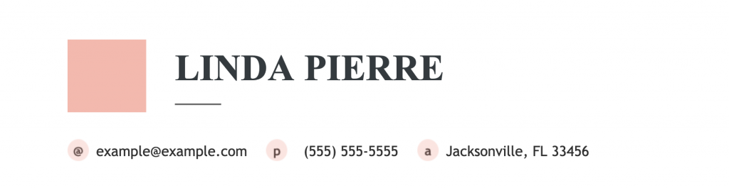 Resume builder feature screenshot with layout preview